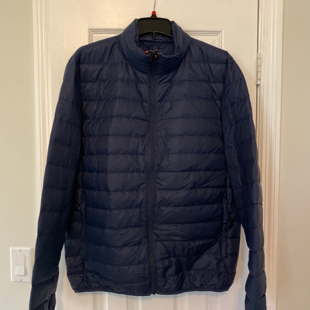 32 Degrees Down Packable Puffer Jacket Navy Blue BRAND NEW